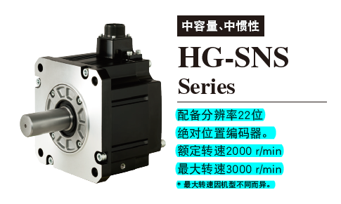 三菱旋轉型伺服電機HG-KNS系列型號
